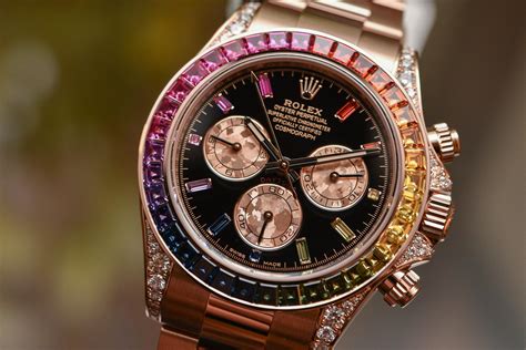 list price on rolex daytona rainbow watch everose gold|Rolex rainbow 116595.